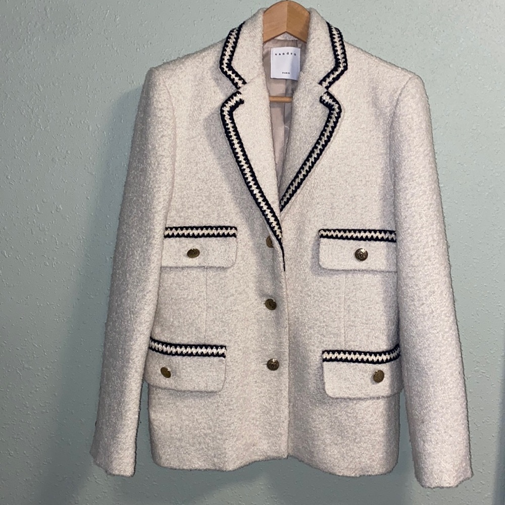 Sandro Paris Textured Women's Jacket